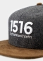 Preview: 1516 Flanell - grau (Snapback)